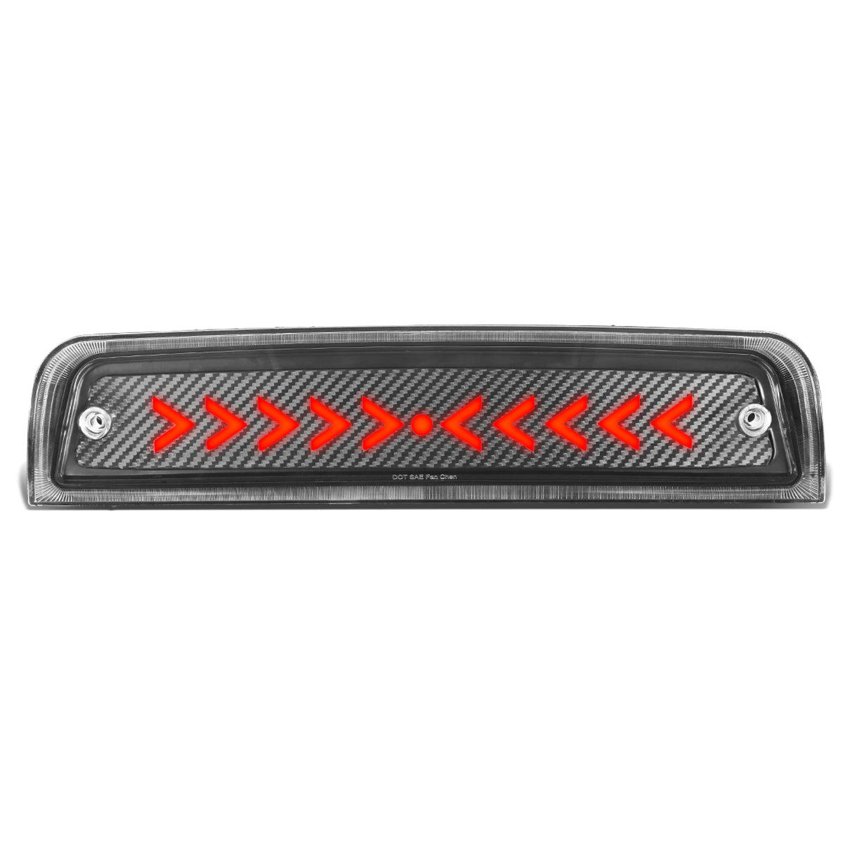 LUZ DE FRENO 09-18 DODGE RAM 1500 / 10-18 DODGE RAM 2500, 3500, 4500, 5500 - 3D - LED - SEQUENTIAL ARROW LED - BLACK