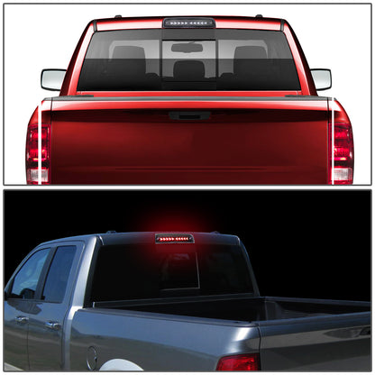 LUZ DE FRENO 09-18 DODGE RAM 1500 / 10-18 DODGE RAM 2500, 3500, 4500, 5500 - 3D - LED - SEQUENTIAL TRIANGLE LED - BLACK