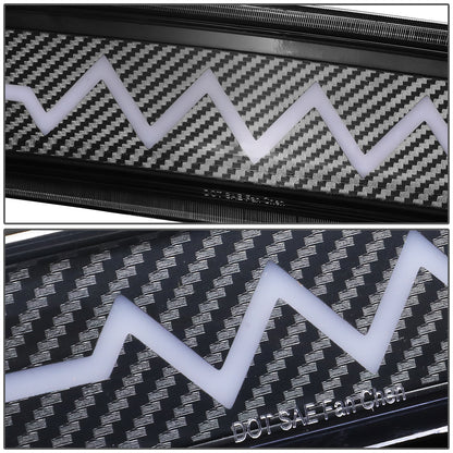 LUZ DE FRENO 09-18 DODGE RAM 1500 / 10-18 DODGE RAM 2500, 3500, 4500, 5500 - 3D - LED - SEQUENTIAL HEARTBEAT LED - BLACK