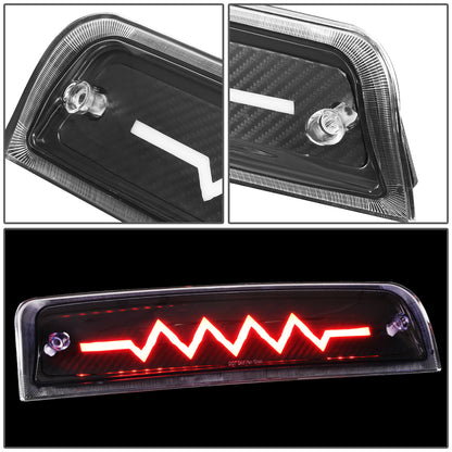 LUZ DE FRENO 09-18 DODGE RAM 1500 / 10-18 DODGE RAM 2500, 3500, 4500, 5500 - 3D - LED - SEQUENTIAL HEARTBEAT LED - BLACK