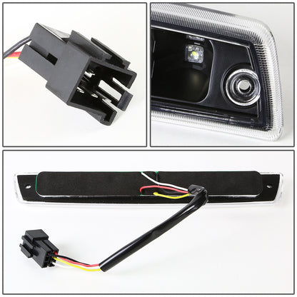 LUZ DE FRENO 94-01 DODGE RAM 1500 / 94-02 DODGE RAM 2500, 3500 - FITS MODELS WITH CARGO LIGHTS ONLY - LED - BLACK