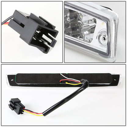 LUZ DE FRENO 94-01 DODGE RAM 1500 / 94-02 DODGE RAM 2500, 3500 - FITS MODELS WITH CARGO LIGHTS ONLY - LED - CHROME