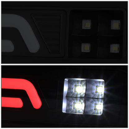 LUZ DE FRENO 02-08 DODGE RAM 1500 / 03-09 DODGE RAM 2500, 3500 - FITS MODELS WITH CARGO LIGHTS ONLY - 3D - LED - BLACK / SMOKE