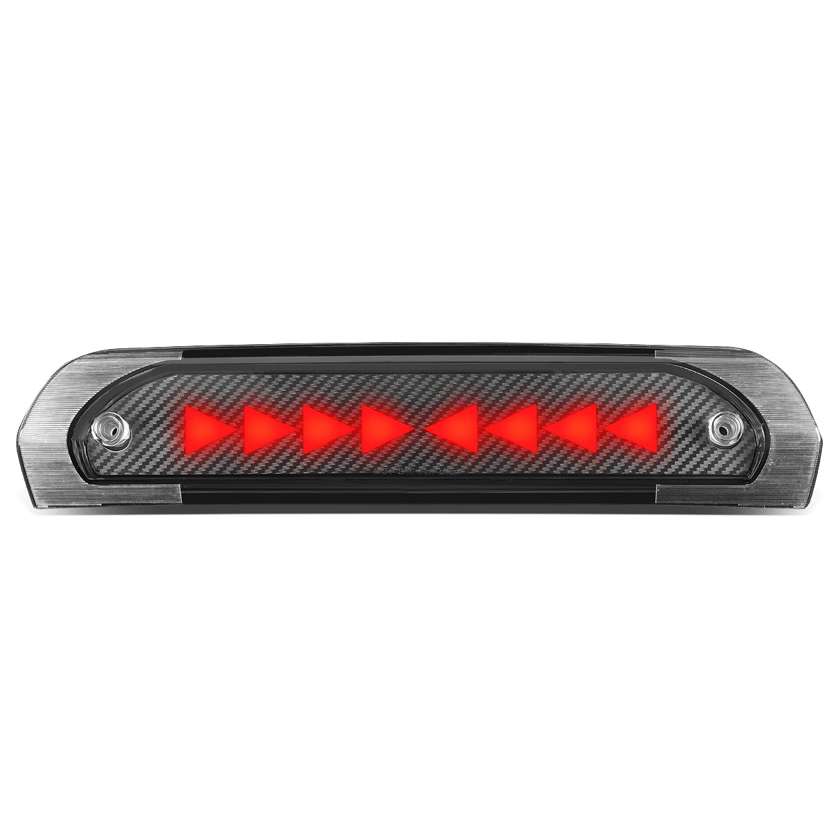 LUZ DE FRENO 02-08 DODGE RAM 1500 / 03-09 DODGE RAM 2500, 3500 - 3D - LED - SEQUENTIAL TRIANGLE LED - BLACK