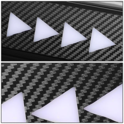 LUZ DE FRENO 02-08 DODGE RAM 1500 / 03-09 DODGE RAM 2500, 3500 - 3D - LED - SEQUENTIAL TRIANGLE LED - BLACK