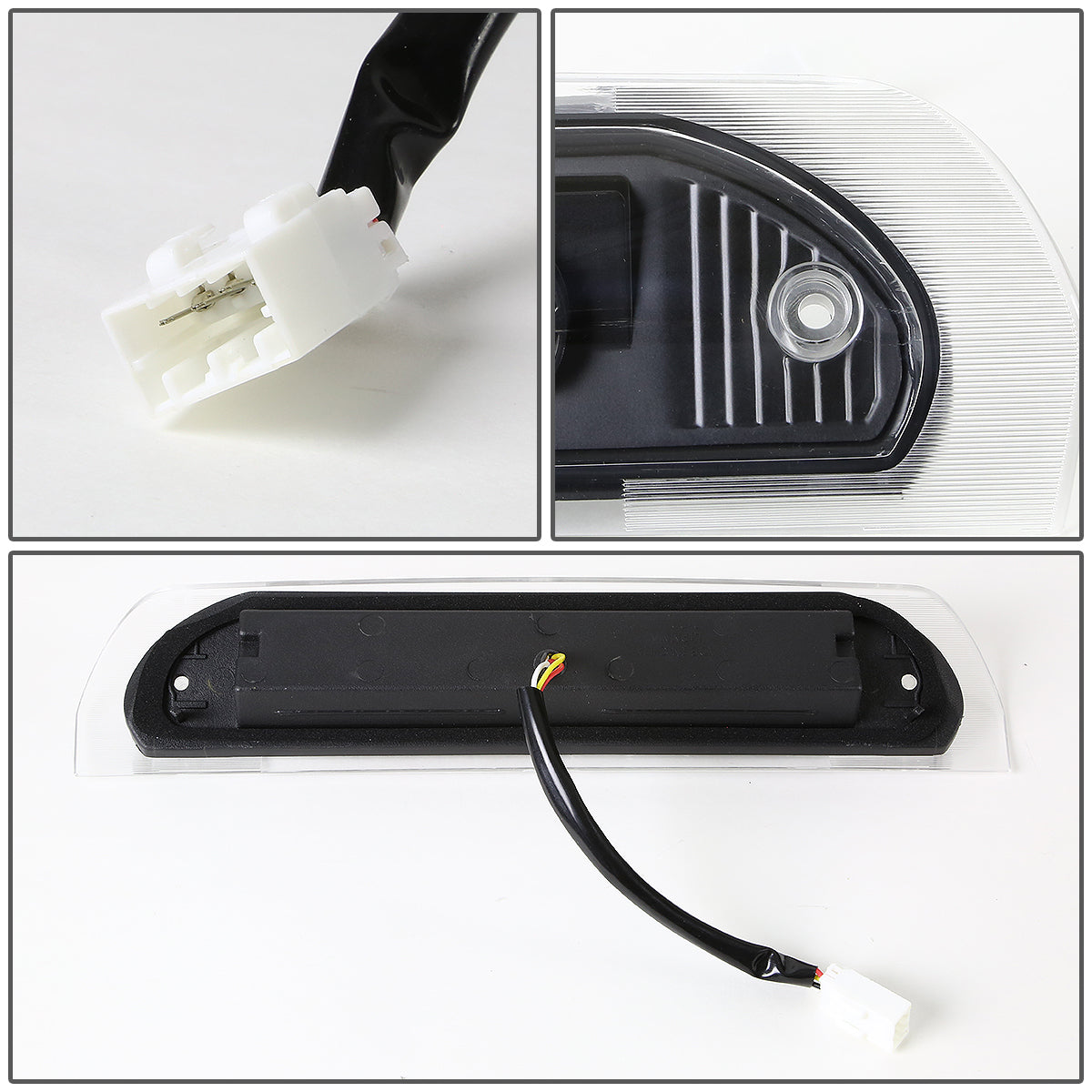 LUZ DE FRENO 02-08 DODGE RAM 1500 / 03-09 RAM 2500, 3500 - FITS MODELS WITH CARGO LIGHTS ONLY - LED - BLACK