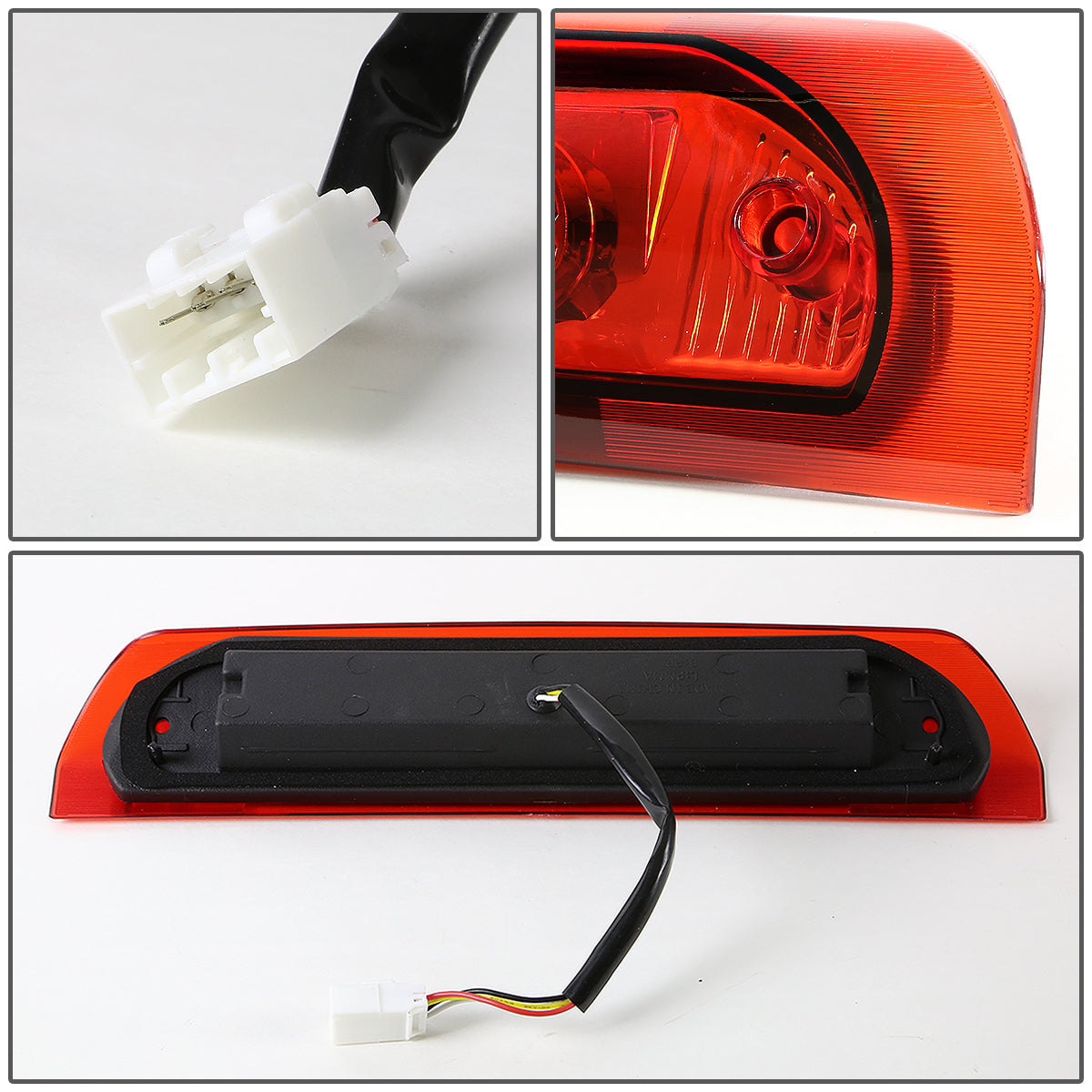 LUZ DE FRENO 02-08 DODGE RAM 1500 / 03-09 RAM 2500, 3500 - FITS MODELS WITH CARGO LIGHTS ONLY - LED - RED