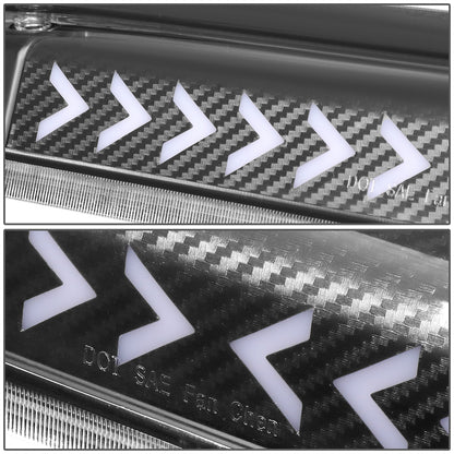 LUZ DE FRENO 07-10 FORD EXPLORER SPORT TRAC / 04-08 FORD F-150 - 3D - LED - SEQUENTIAL ARROW LED - BLACK