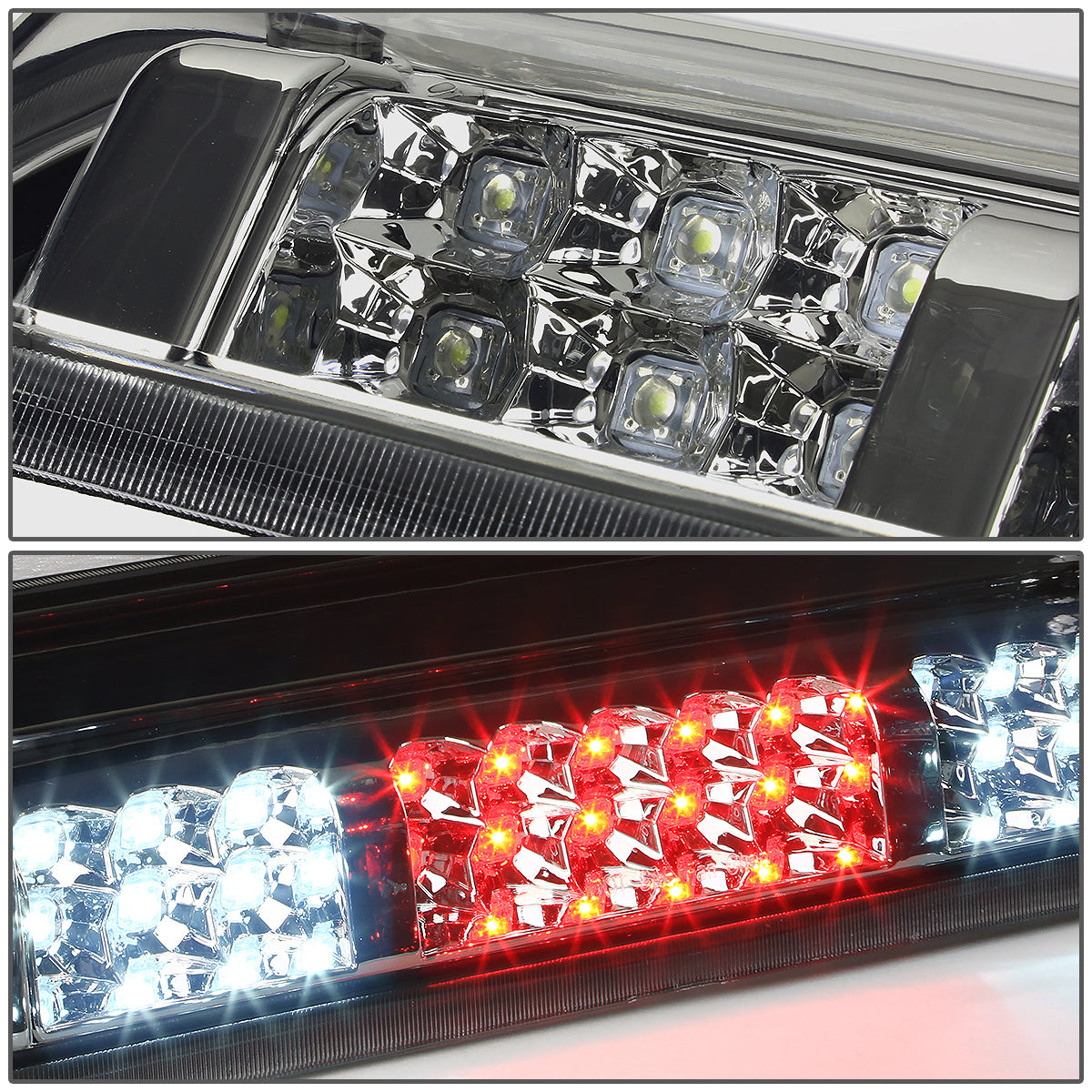 LUZ DE FRENO 07-10 FORD EXPLORER SPORT TRAC / 04-08 FORD F-150, LOBO / 06-08 LINCOLN MARK LT - LED - SMOKE