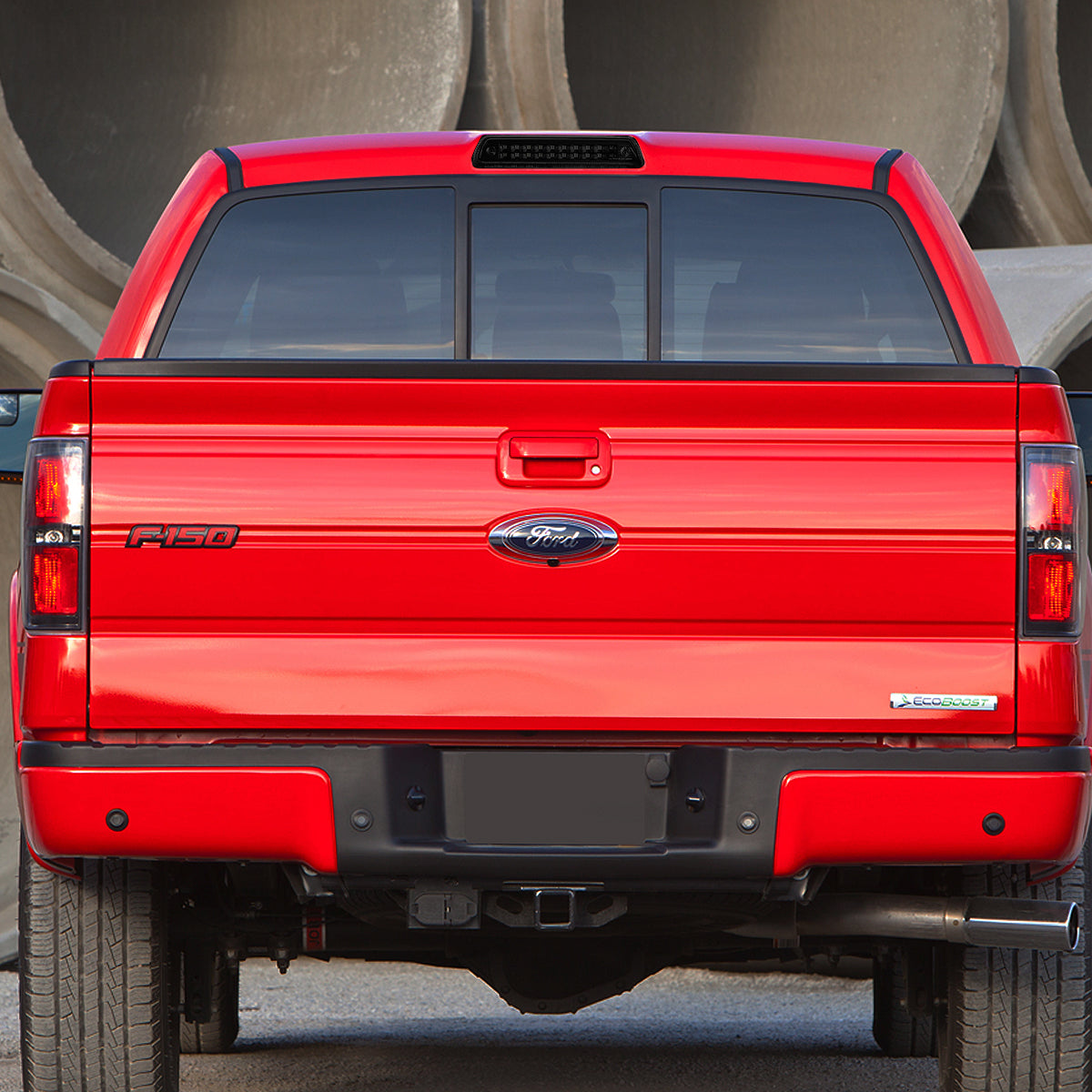 LUZ DE FRENO 09-14 FORD F-150 / 10-14 LINCOLN MARK LT - DOES NOT FIT SVT RAPTOR, MODELS WITH HILL DESCENT CONTROL - LED - BLACK / SMOKE