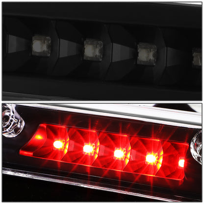 LUZ DE FRENO 15-20 FORD F-150, EXCLUDES RAPTOR MODELS /17-20 F-250, F-350, F-450, F-550 SUPER DUTY MODELS - ONLY FITS MODELS WITH FACORY LED THIRD BRAKE LIGHT - LED - BLACK / SMOKE