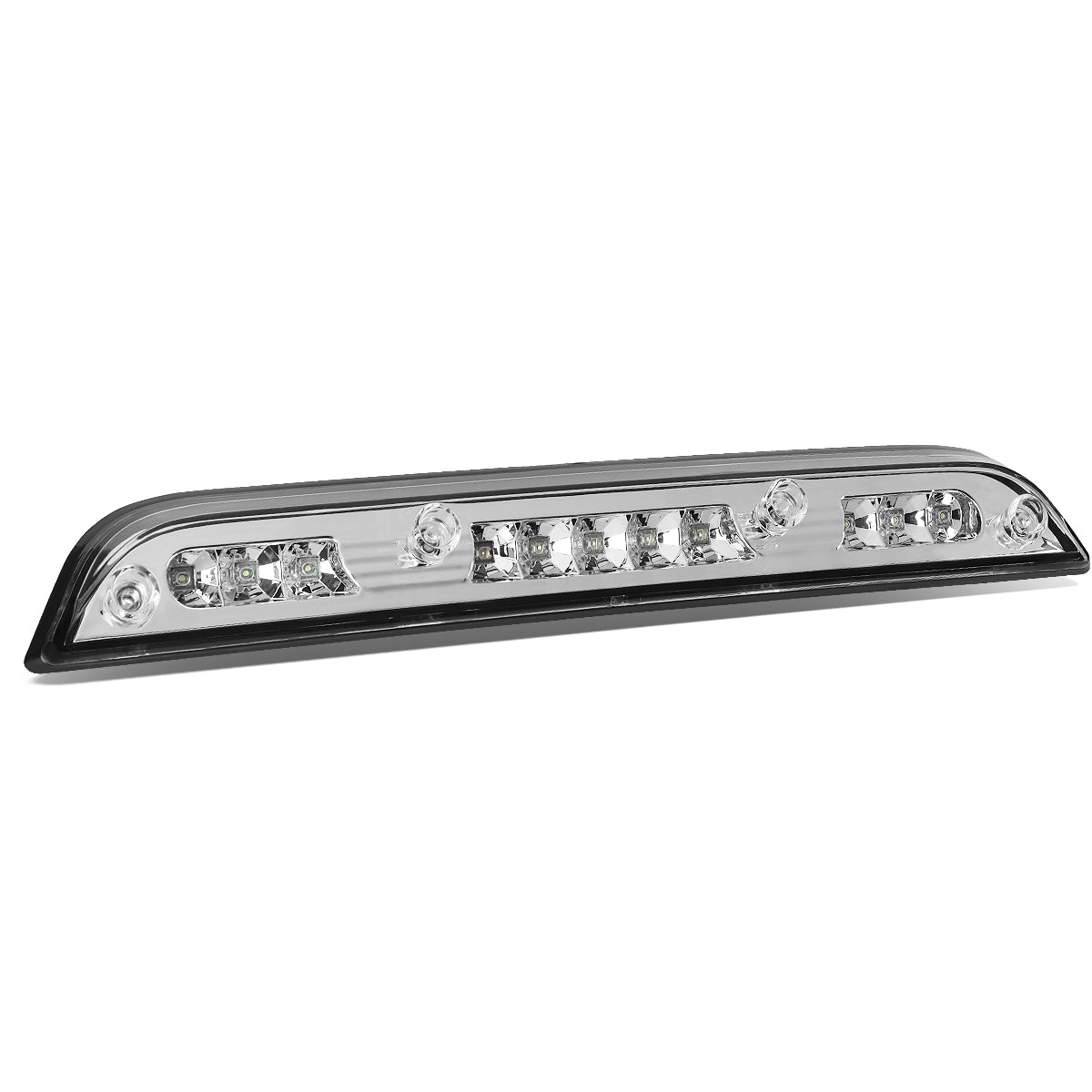 LUZ DE FRENO 15-20 FORD F-150, EXCLUDES RAPTOR MODELS /17-20 F-250, F-350, F-450, F-550 SUPER DUTY MODELS - ONLY FITS MODELS WITH FACORY LED THIRD BRAKE LIGHT - LED - CHROME