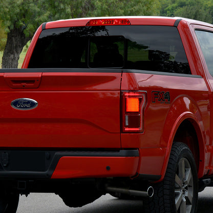 LUZ DE FRENO 15-20 FORD F-150, EXCLUDES RAPTOR MODELS /17-20 F-250, F-350, F-450, F-550 SUPER DUTY MODELS - ONLY FITS MODELS WITH FACORY LED THIRD BRAKE LIGHT - LED - RED