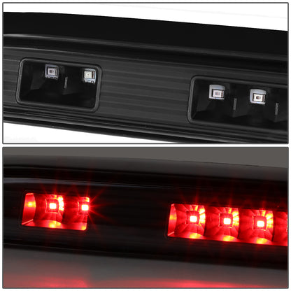LUZ DE FRENO 92-96 FORD F-150, BRONCO / 92-97 F-250, F-350 - FITS MODELS WITHOUT REAR CARGO LIGHT - LED - BLACK