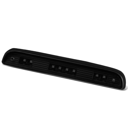 LUZ DE FRENO 92-96 FORD F-150, BRONCO / 92-97 F-250, F-350 - FITS MODELS WITHOUT REAR CARGO LIGHT - LED - BLACK / SMOKE