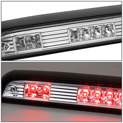 LUZ DE FRENO 92-96 FORD F-150, BRONCO / 92-97 F-250, F-350 - FITS MODELS WITHOUT REAR CARGO LIGHT - LED - CHROME