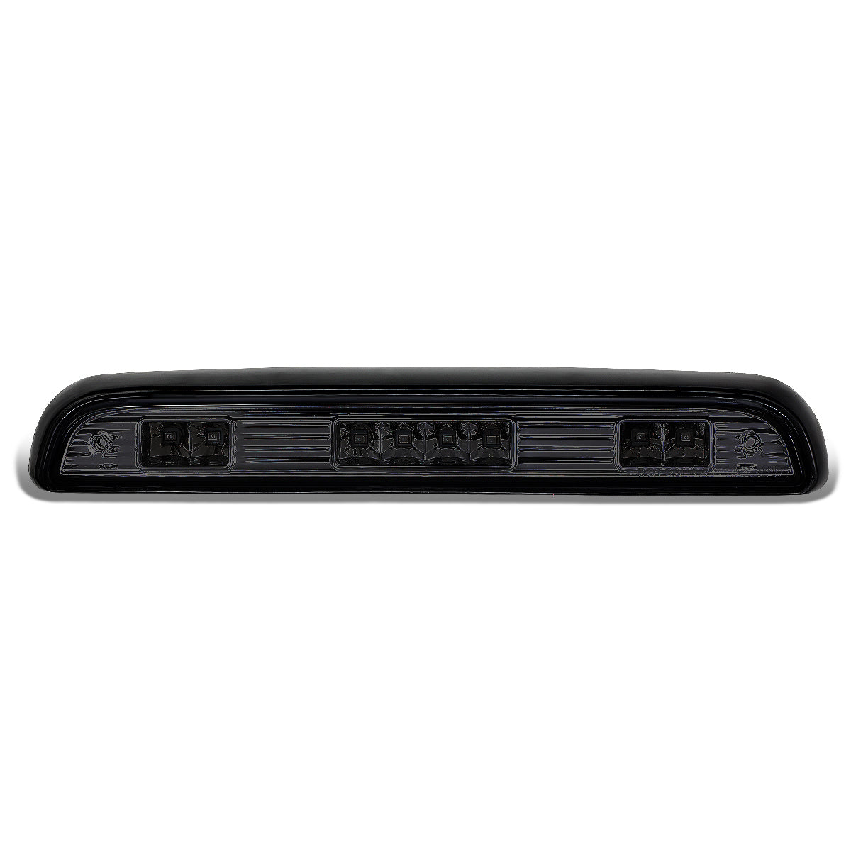 LUZ DE FRENO 92-96 FORD F-150, BRONCO / 92-97 F-250, F-350 - FITS MODELS WITHOUT REAR CARGO LIGHT - LED - SMOKE