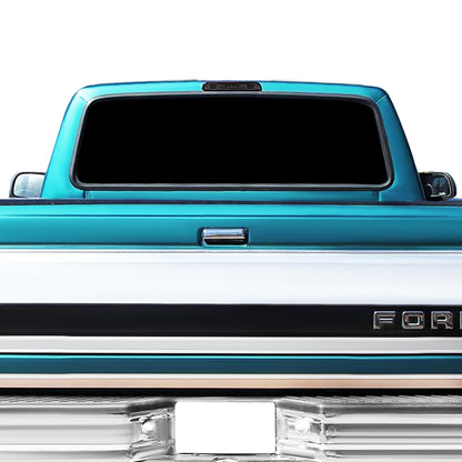 LUZ DE FRENO 92-96 FORD F-150, BRONCO / 92-97 F-250, F-350 - FITS MODELS WITHOUT REAR CARGO LIGHT - LED - SMOKE
