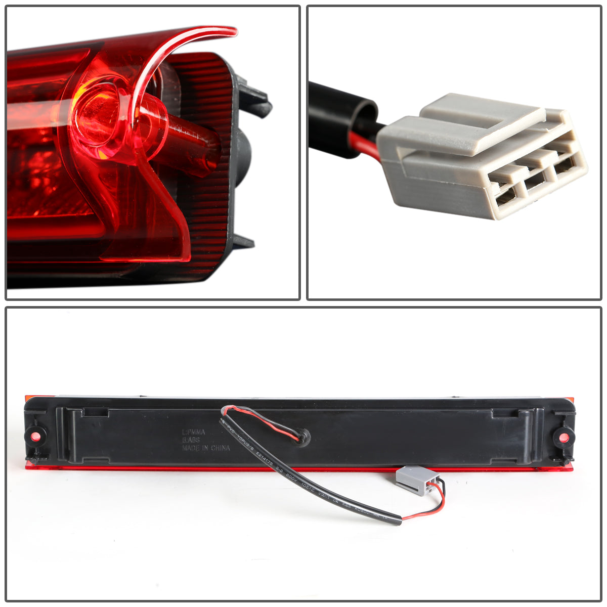 LUZ DE FRENO 97-03 FORD F-150 / 2004 F-150 HERITAGE / 97-99 F-250 - LED - RED