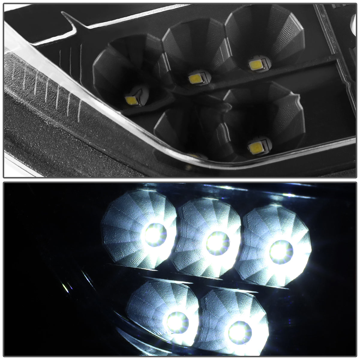 LUZ DE FRENO 15-18 FORD MUSTANG - REQUIRES WIRING INTO EXISTING REVERSE / TAIL LIGHTS - 3D - LED - BLACK