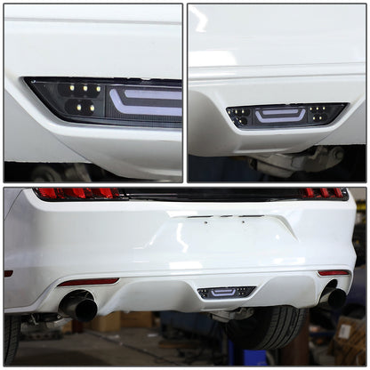 LUZ DE FRENO 15-18 FORD MUSTANG - REQUIRES WIRING INTO EXISTING REVERSE / TAIL LIGHTS - 3D - LED - BLACK