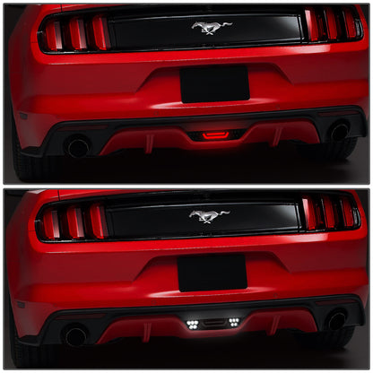 LUZ DE FRENO 15-18 FORD MUSTANG - REQUIRES WIRING INTO EXISTING REVERSE / TAIL LIGHTS - 3D - LED - BLACK / SMOKE