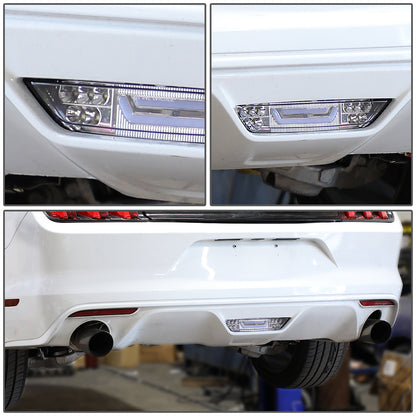 LUZ DE FRENO 15-18 FORD MUSTANG - REQUIRES WIRING INTO EXISTING REVERSE / TAIL LIGHTS - 3D - LED - CHROME