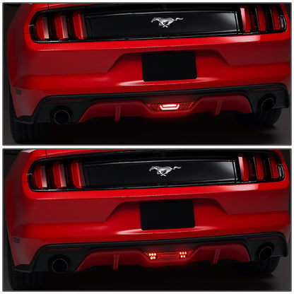 LUZ DE FRENO 15-18 FORD MUSTANG - REQUIRES WIRING INTO EXISTING REVERSE / TAIL LIGHTS - 3D - LED - RED