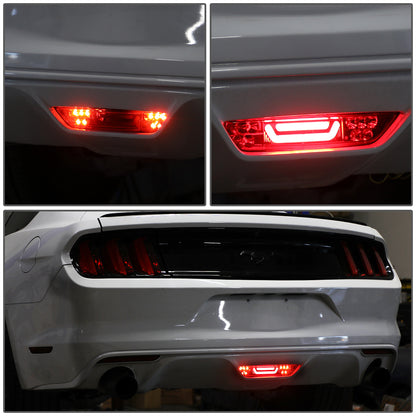 LUZ DE FRENO 15-18 FORD MUSTANG - REQUIRES WIRING INTO EXISTING REVERSE / TAIL LIGHTS - 3D - LED - RED