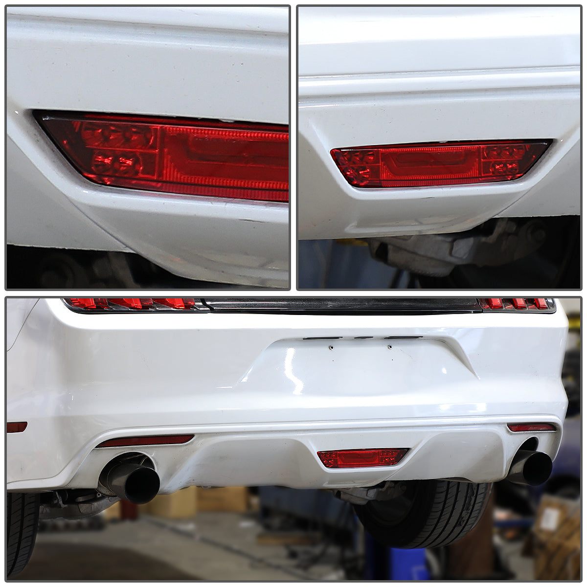 LUZ DE FRENO 15-18 FORD MUSTANG - REQUIRES WIRING INTO EXISTING REVERSE / TAIL LIGHTS - 3D - LED - RED