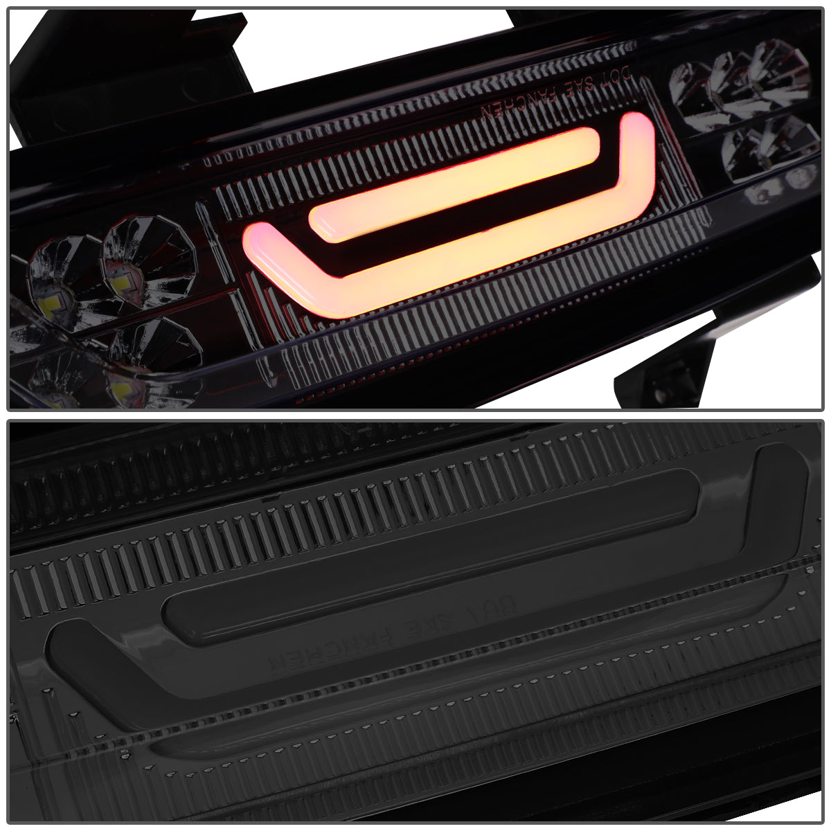 LUZ DE FRENO 15-18 FORD MUSTANG - REQUIRES WIRING INTO EXISTING REVERSE / TAIL LIGHTS - 3D - LED - CHROME