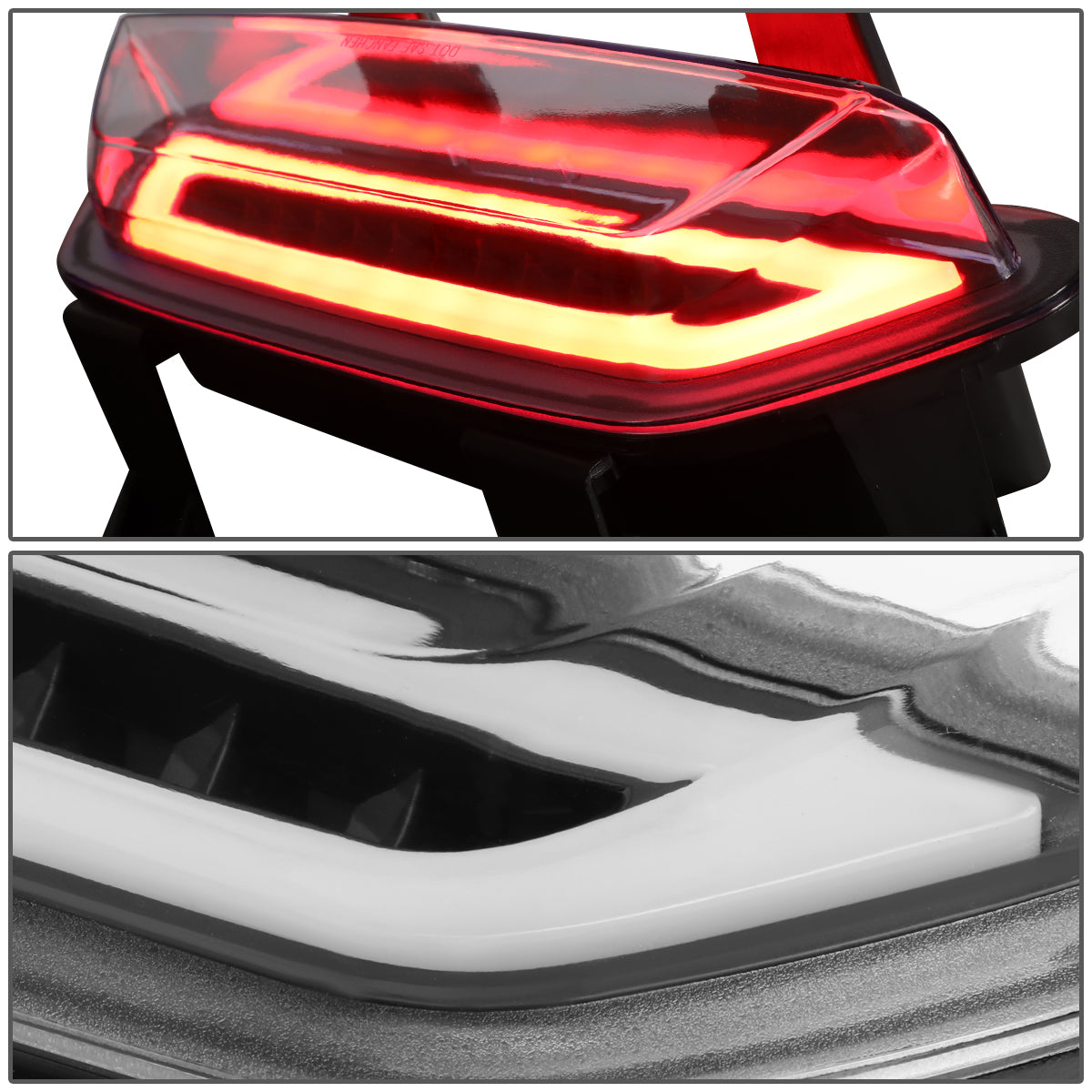 LUZ DE FRENO 15-18 FORD MUSTANG - REQUIRES WIRING INTO EXISTING REVERSE / TAIL LIGHTS - LED - BLACK
