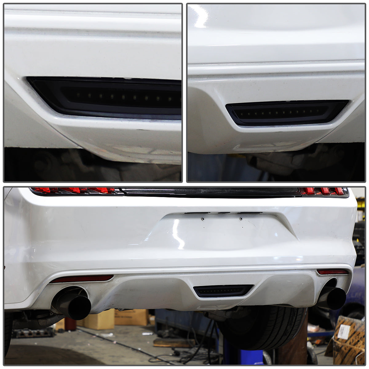 LUZ DE FRENO 15-18 FORD MUSTANG - REQUIRES WIRING INTO EXISTING REVERSE / TAIL LIGHTS - LED - BLACK / SMOKE