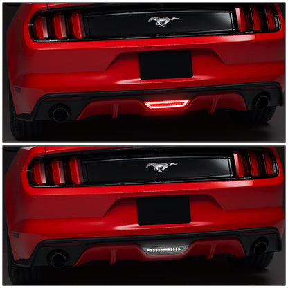 LUZ DE FRENO 15-18 FORD MUSTANG - REQUIRES WIRING INTO EXISTING REVERSE / TAIL LIGHTS - LED - CHROME