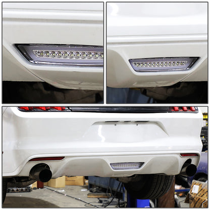 LUZ DE FRENO 15-18 FORD MUSTANG - REQUIRES WIRING INTO EXISTING REVERSE / TAIL LIGHTS - LED - CHROME