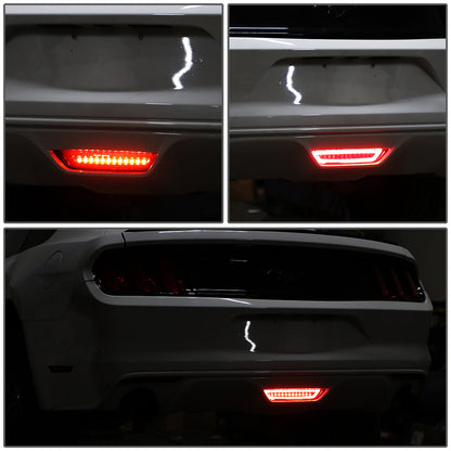 LUZ DE FRENO 15-18 FORD MUSTANG - REQUIRES WIRING INTO EXISTING REVERSE / TAIL LIGHTS - LED - RED
