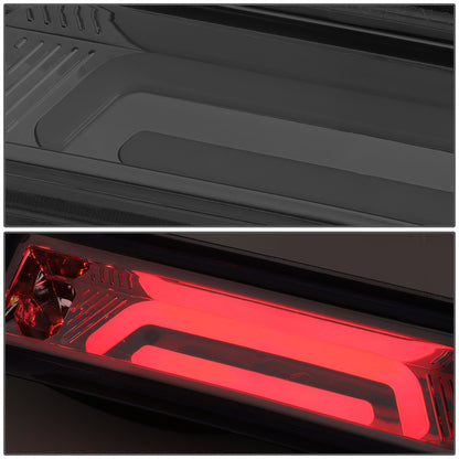 LUZ DE FRENO 87-93 FORD MUSTANG LX - FITS HATCHBACK MODELS WITH OEM SPOILER - PLUGS INTO FACTORY BULB SOCKET - 3D - LED - SMOKE