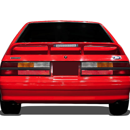 LUZ DE FRENO 87-93 FORD MUSTANG LX - FITS HATCHBACK MODELS WITH OEM SPOILER - PLUGS INTO FACTORY BULB SOCKET - LED - CHROME