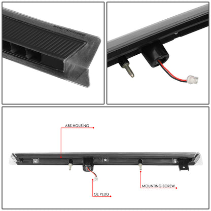 LUZ DE FRENO 99-04 FORD MUSTANG - DOES NOT FIT COBRA MODEL - LED - BLACK