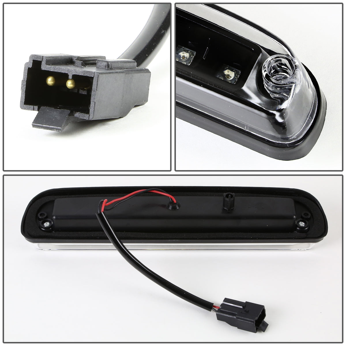 LUZ DE FRENO 93-11 FORD RANGER / 99-16 FORD F-250, F-350, F-450, F-550 SUPER DUTY / 95-03 MAZDA B2300, B3000, B4000 - LED - BLACK