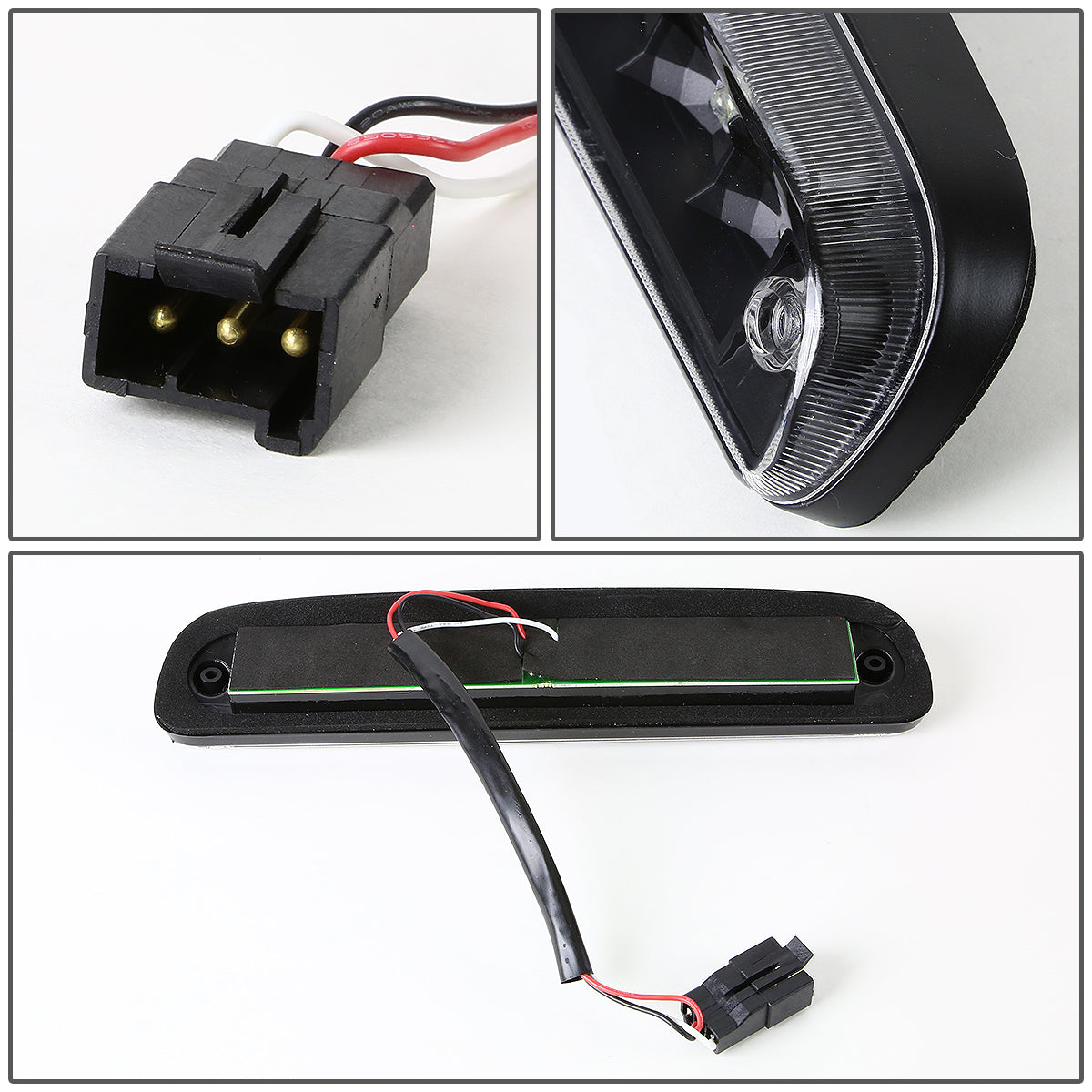 LUZ DE FRENO 93-11 FORD RANGER / 99-16 FORD F-250, F-350, F-450, F-550 SUPER DUTY / 95-03 MAZDA B2300, B2500, B3000, B4000 - LED - BLACK