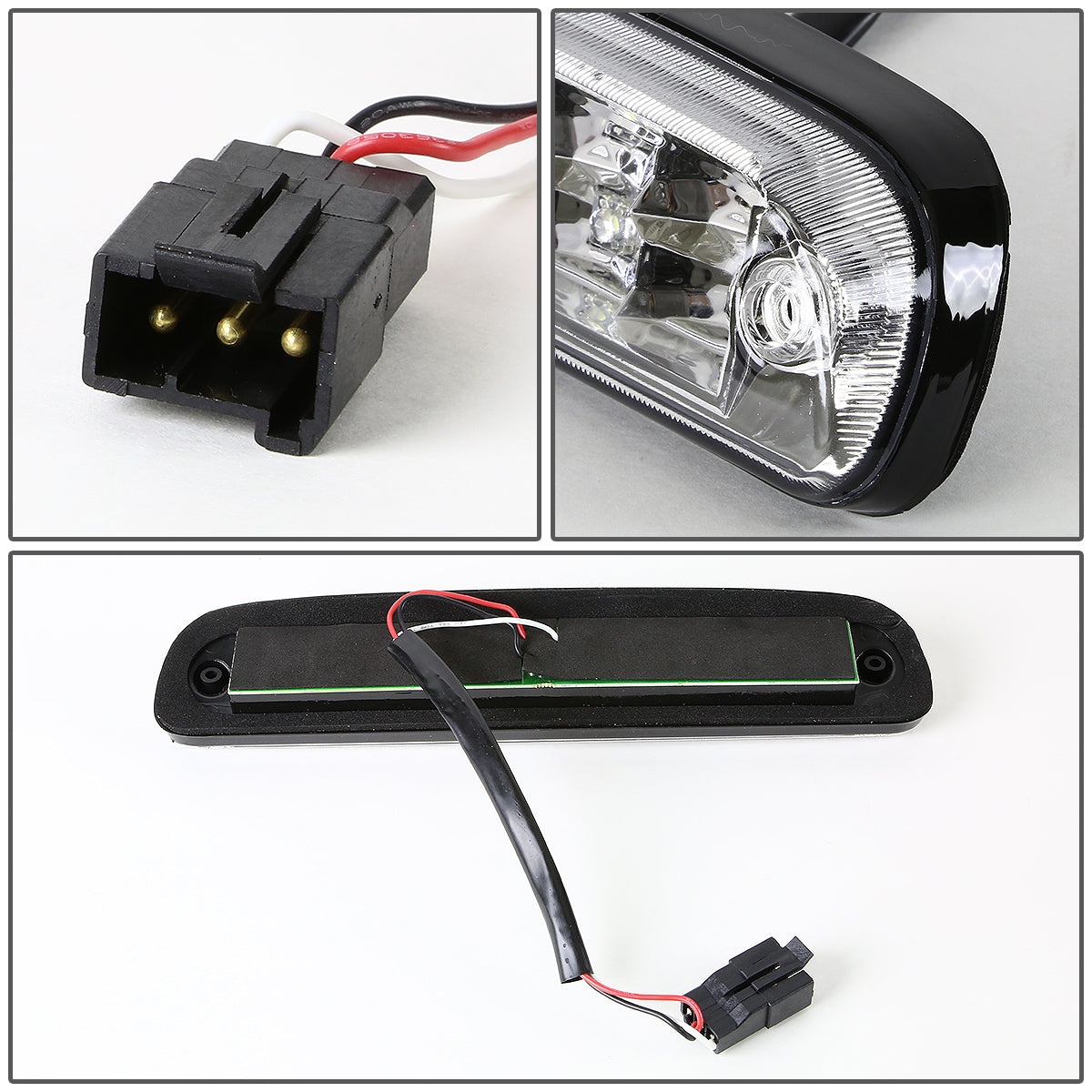 LUZ DE FRENO 93-11 FORD RANGER / 99-16 FORD F-250, F-350, F-450, F-550 SUPER DUTY / 95-03 MAZDA B2300, B2500, B3000, B4000 - LED - CHROME