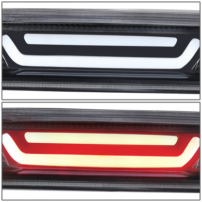 LUZ DE FRENO 07-13 CHEVY SILVERADO 1500, 1500HD, GMC SIERRA 1500, 1500HD / 07-14 SILVERADO 2500, 3500, HD MODELS, GMC SIERRA 2500, 3500, HD MODELS / 09-10 HUMMER H3T - 3D - LED - BLACK