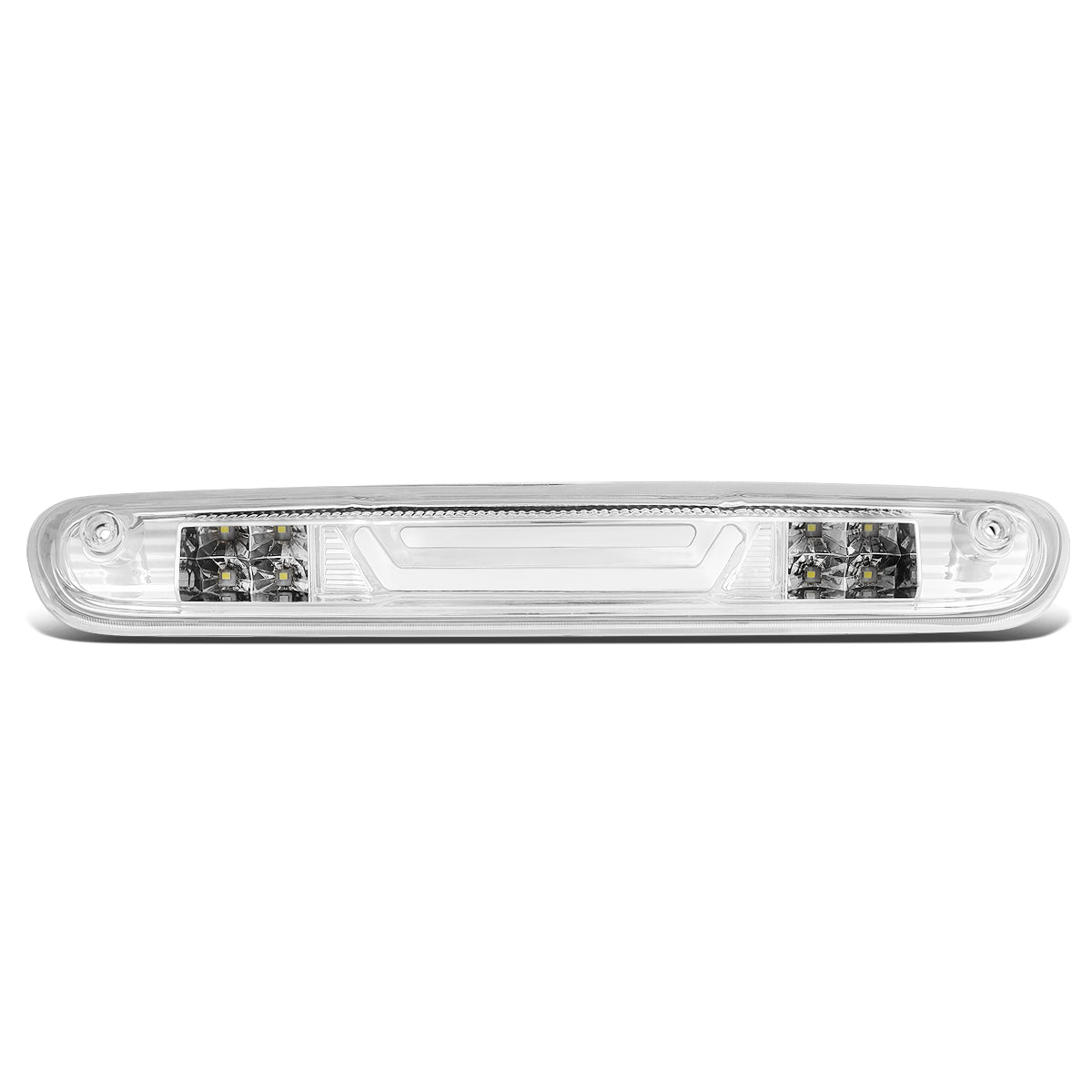 LUZ DE FRENO 07-13 CHEVY SILVERADO 1500, 1500HD, GMC SIERRA 1500, 1500HD / 07-14 SILVERADO 2500, 3500, HD MODELS, GMC SIERRA 2500, 3500, HD MODELS / 09-10 HUMMER H3T - 3D - LED - CHROME