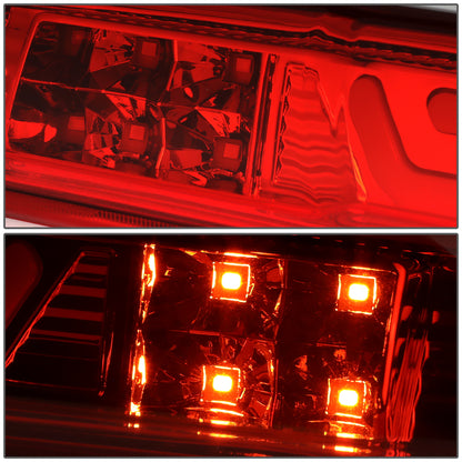 LUZ DE FRENO 07-13 CHEVY SILVERADO 1500, 1500HD, GMC SIERRA 1500, 1500HD / 07-14 SILVERADO 2500, 3500, HD MODELS, GMC SIERRA 2500, 3500, HD MODELS / 09-10 HUMMER H3T - 3D - LED - RED