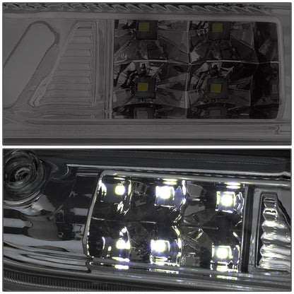 LUZ DE FRENO 07-13 CHEVY SILVERADO 1500, 1500HD, GMC SIERRA 1500, 1500HD / 07-14 SILVERADO 2500, 3500, HD MODELS, GMC SIERRA 2500, 3500, HD MODELS / 09-10 HUMMER H3T - 3D - LED - SMOKE