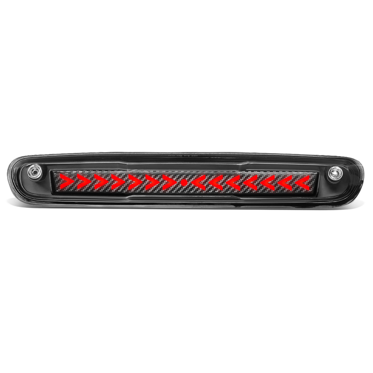 LUZ DE FRENO 07-13 CHEVY SILVERADO 1500, 1500HD, GMC SIERRA 1500, 1500HD / 07-14 SILVERADO 2500, 3500, HD MODELS, GMC SIERRA 2500, 3500, HD MODELS / 09-10 HUMMER H3T - 3D - LED - SEQUENTIAL ARROW LED - BLACK