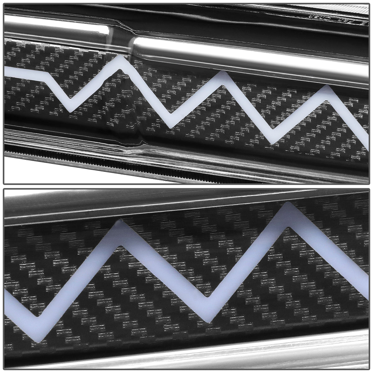 LUZ DE FRENO 07-13 CHEVY SILVERADO 1500, 1500HD, GMC SIERRA 1500, 1500HD / 07-14 SILVERADO 2500, 3500, HD MODELS, GMC SIERRA 2500, 3500, HD MODELS / 09-10 HUMMER H3T - 3D - LED - SEQUENTIAL HEARTBEAT LED - BLACK