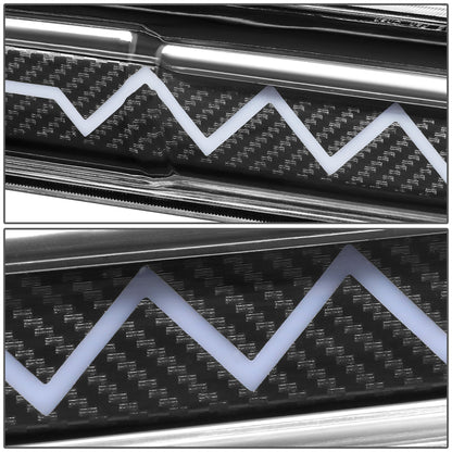 LUZ DE FRENO 07-13 CHEVY SILVERADO 1500, 1500HD, GMC SIERRA 1500, 1500HD / 07-14 SILVERADO 2500, 3500, HD MODELS, GMC SIERRA 2500, 3500, HD MODELS / 09-10 HUMMER H3T - 3D - LED - SEQUENTIAL HEARTBEAT LED - BLACK