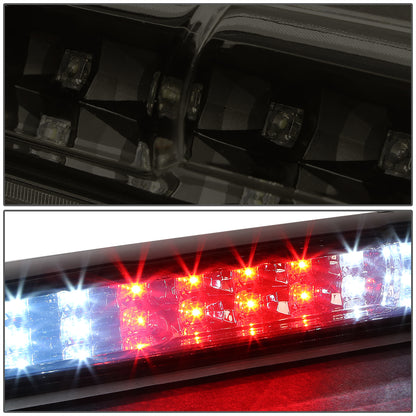 LUZ DE FRENO 07-13 CHEVY SILVERADO 1500, 1500HD, GMC SIERRA 1500, 1500HD / 07-14 SILVERADO 2500, 3500, HD MODELS, SIERRA 2500, 3500, HD MODELS / 09-10 HUMMER H3T - LED - BLACK / SMOKE